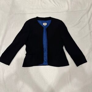 WILFRED LADIES BLACK CROPPED BLAZER SIZE EIGHT